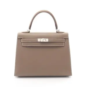 Pre-owned HERMÈS Calfskin Shoulder Bags Hermes Kelly25 Leather