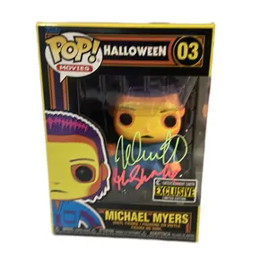 Funko Pop Vinyl Figure Michael Myers Blacklight signed by Nick castle