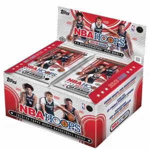 2025-26 Hoops Basketball Hobby Jumbo Box - 2 Autos per Box - Collectibles Trading Card Basketball NBA