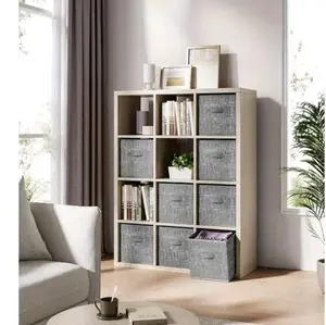 8 Pack Foldable Storage Cubes 11.8in with Handles for Closet & Home Organization