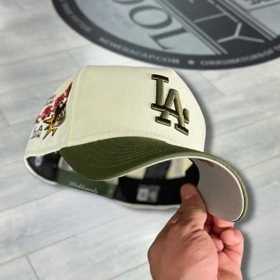 New Era NY Yankees & LA Dodgers MLB Cap – Premium 59FIFTY Adjustable Snapback Baseball Hat, Flat Peak Streetwear Design, Comfortable Unisex Fit for Hip Hop, Sports and Outdoor Activities