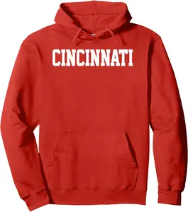 Cincinnati Athletic Throwback Design Men Women Classic Pullover Hoodie