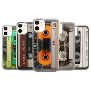 Cassette Phone Case Nostalgia VHS Cover for iPhone 17, 16, 15, 14, 13, 12, 11 Pro Max, Retro Tough Phone Case, Case Cover for Samsung Galaxy S22, S23, S24, S25