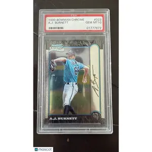 A. J. Burnett 1999 Bowman Chrome #323- PSA 10