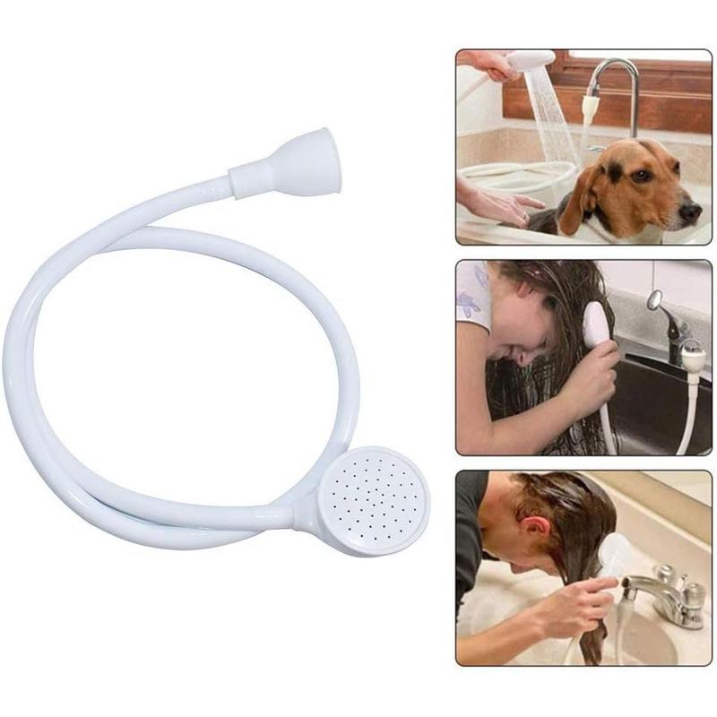 Sink Spray Hose,Portable Sink Hose Faucet Sprayer, Shampoo Sprayer Handheld Faucet Shower Head Spray for Bathing Baby,Pets,Washing Hair,Rinsing Vegetables