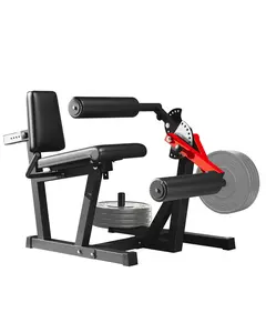 Leg Extension and Curl Machine - 700 LBS Capacity Leg Extension Curl Machine for Home Gym, Hamstring Curl, Hip Thrust & Calf Raise, Heavy-Duty Lower Body Workout Equipment,Red&Black