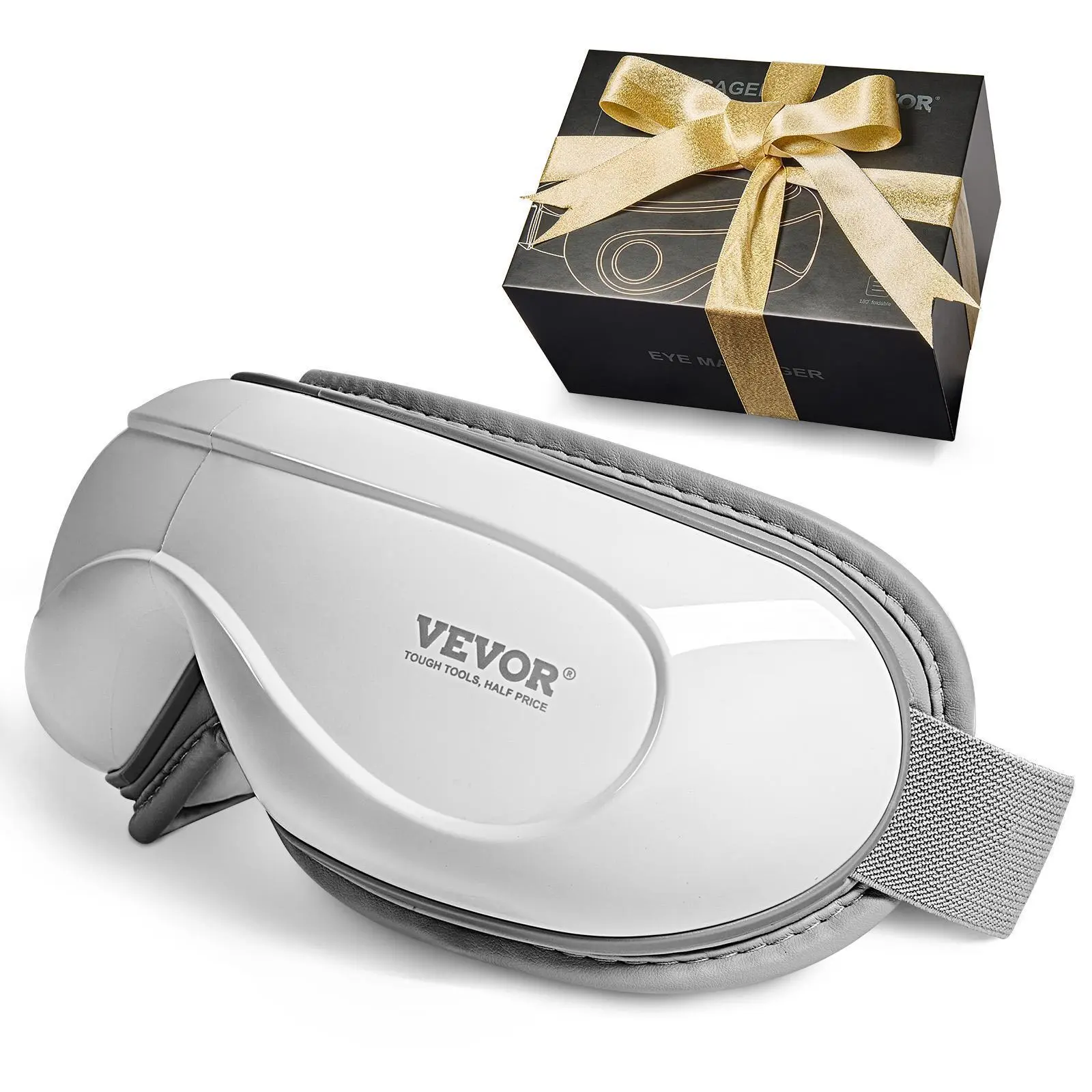 【Backtoschool】VEVOR Heated Eye Massager Eye Care Device 5 Modes Bluetooth Music 180° Foldable