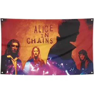 Music Rap Alice Hip hop Chains Fun Music Tapestry Poster Room Gym Man Cave Wall Decorations 3X5ft