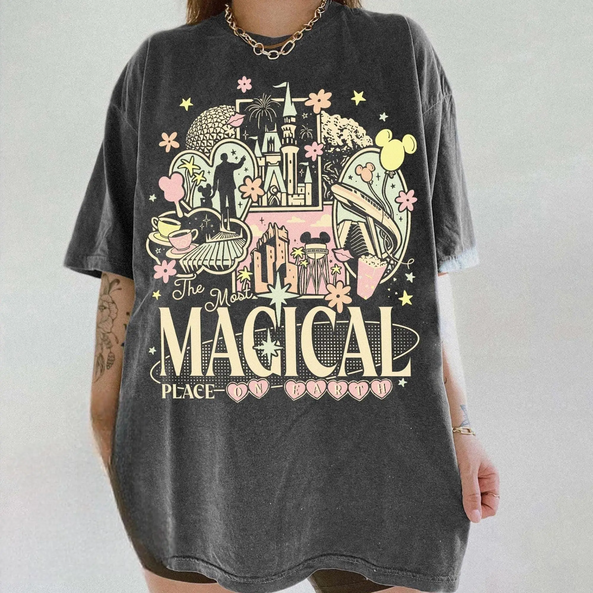 WDW Retro The Most Magical Place On Earth Shirt, Mickey WDW, Magical Kingdom 2026 Trip Vacation Tee