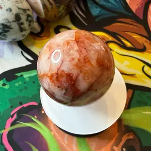 Fire Quartz Sphere