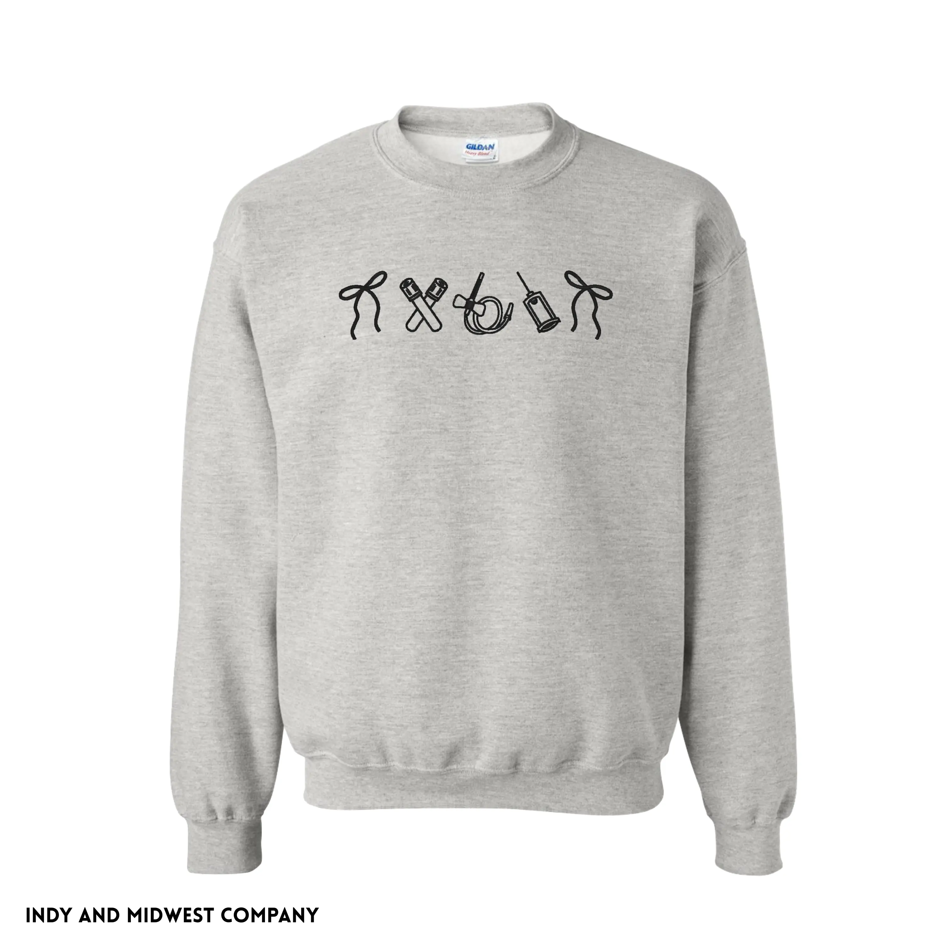 Phlebotomy icon crewneck sweatshirt | phlebotomy tech | neutral phlebotomist, stab lab aesthetic Comfort Pullover Casual Comfortable Sweatshirts
