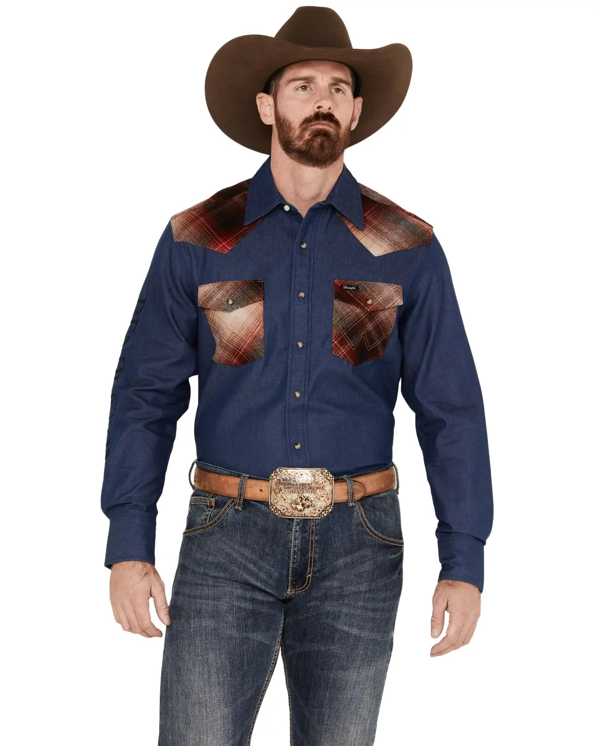 Wrangler Men's Men'S Pendleton Long Sleeve Western Work Shirt - 112327201