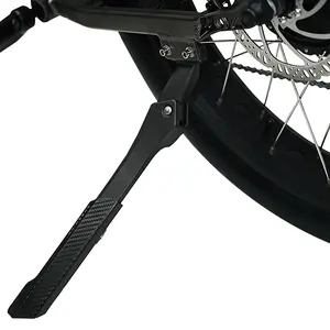 BV CHROMIUM Heavy Duty E-Bike Kickstand Rear Mount - Stand 24" - 29" | BV-KA03-BK-40MM