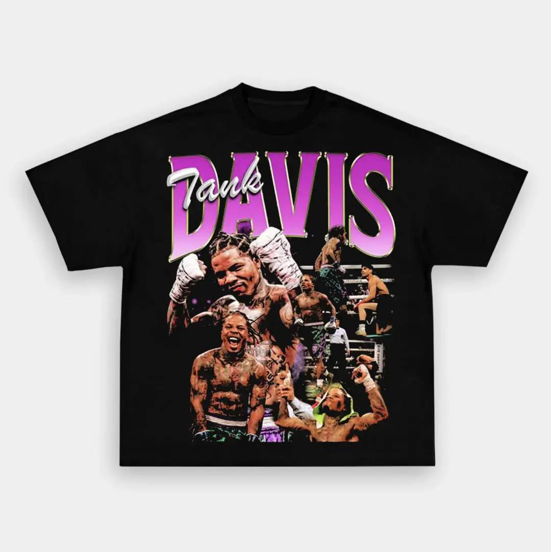 Davis Tank Vintage Tee, Davis Tank T-Shirt, Unisex Shirt, Boxing Fighter Shirt, Hip Hop Graphic Tees, Gifts Shirt, Menswear Womenswear Streetwear