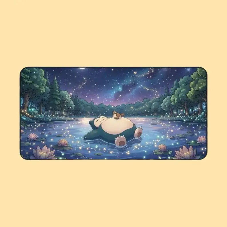 Cute Anime Fantasy Mouse Pad, XL Gaming Desk Mat, Kawaii Anime Desk Mat, Extended Mouse Pad, Non Slip Desk Pad, Gamer Gift