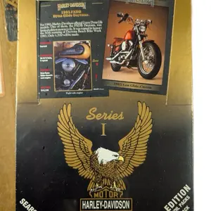 Harley Davidson Series I Vintage 1992 Trading Cards, Sealed Box, 36 Packs