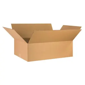 Box Partners 482412 Rectangular Cardboard Boxes, 48in x 24in x 12in 200#/ECT-32 Kraft Corrugated, Office Postal Supplies with Quality Standard Strength