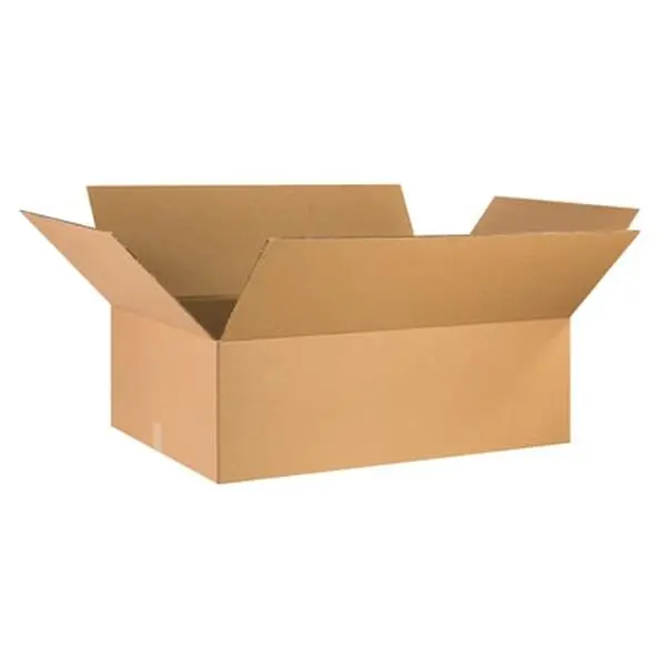 Box Partners 482412 Rectangular Cardboard Boxes, 48in x 24in x 12in 200#/ECT-32 Kraft Corrugated, Office Postal Supplies with Quality Standard Strength