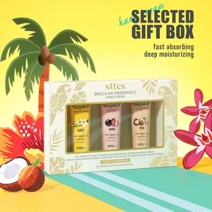 Sttes Fragrance Hand Cream 602#608#701# (3.17 fl.oz / 90g) – Gourmet Fragrance (Caramel Vanilla + Dragon Fruit + Roasted Nuts) Mineral Oil Free |