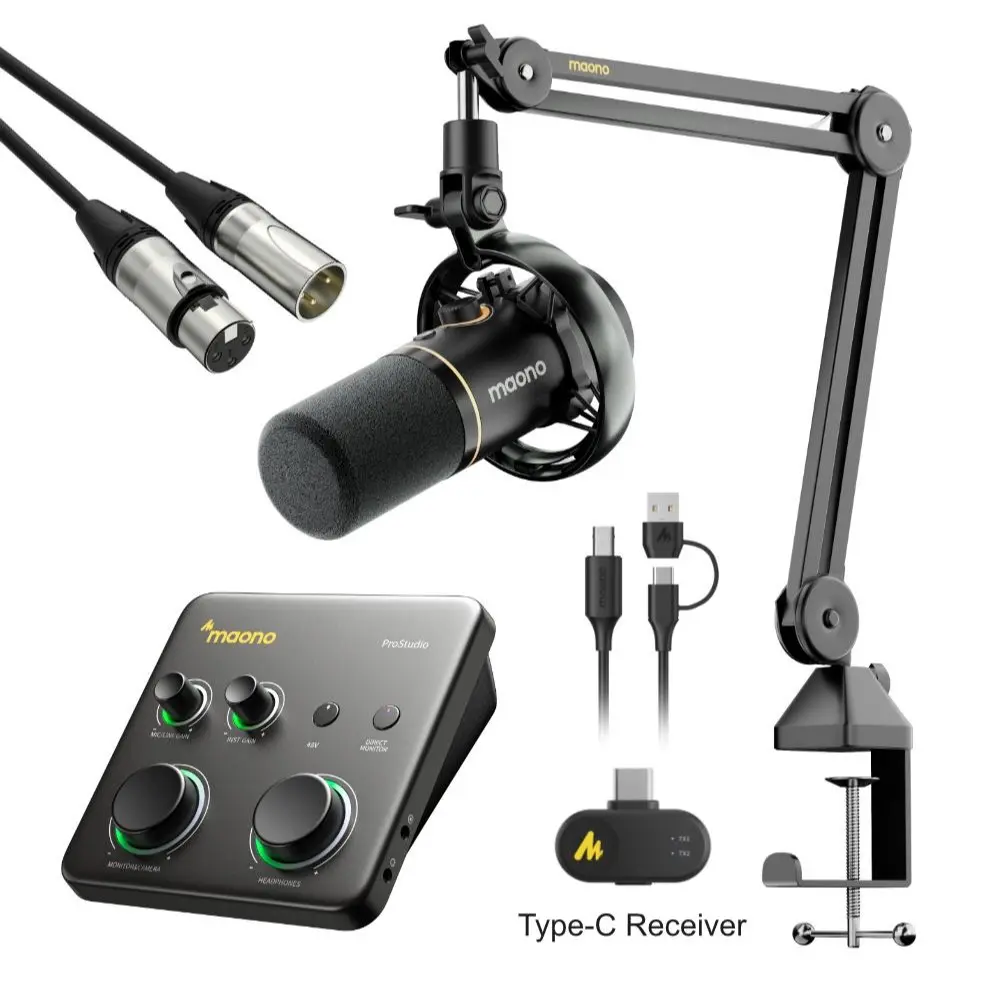 PD200WS Mic+P1 Bundle