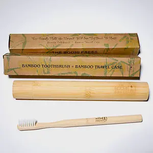 Multi-Pack Premium Bamboo Toothbrush & Case Set: Eco-Friendly Oral Care