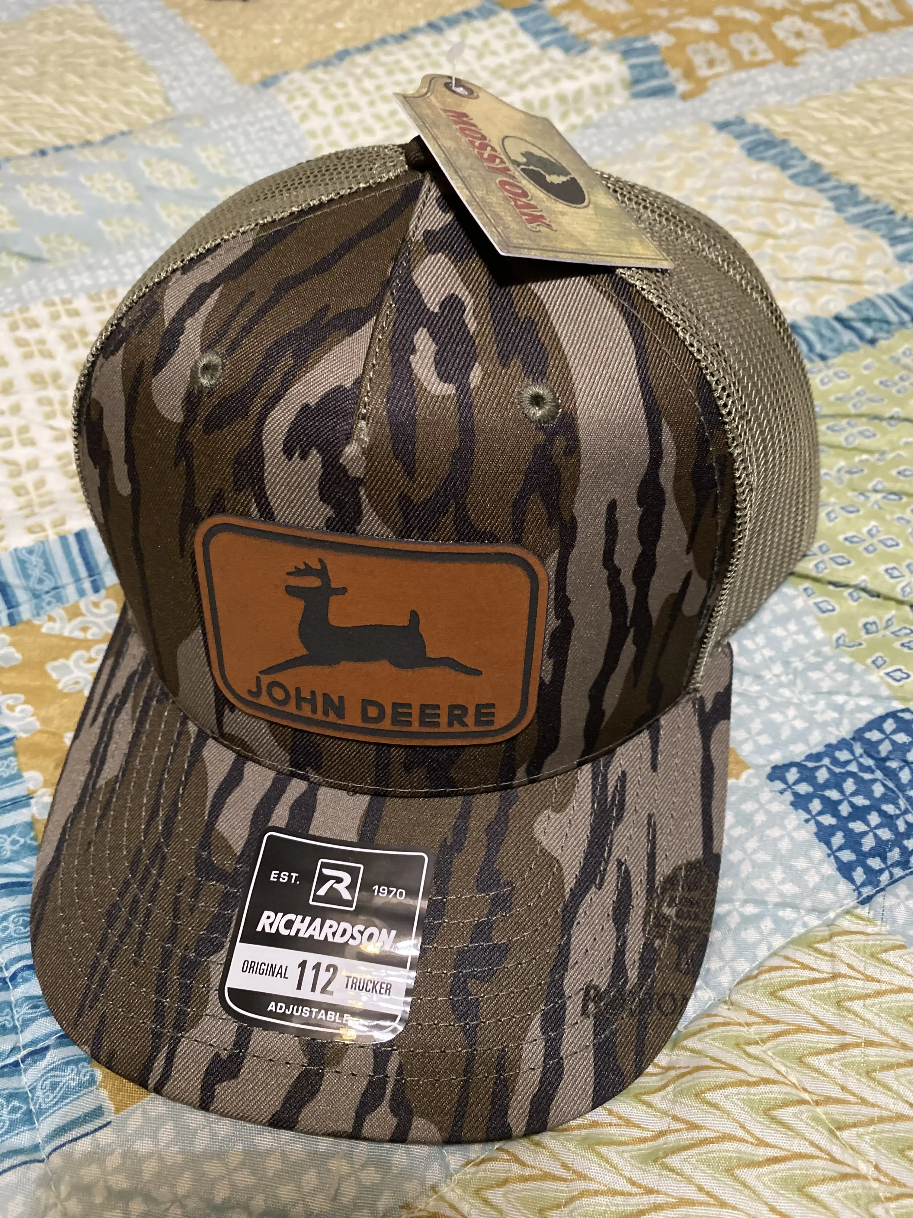 CLASSIC JOHN DEERE INTERNATIONAL TRACTOR PATCH Richardson 112 SNAPBACK HAT CAP