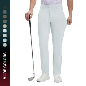 MAELREG Mens Golf Pants Lightweight Water-Resistant Quick Dry Casual Pants 30"/32"/34" Stretch Work Dress Comfy Trousers