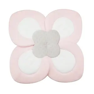 Baby Bath Pad for Infant Newborn | Soft Flower Petals for Sink Bathtub Essentials Shower Gift (Pink)