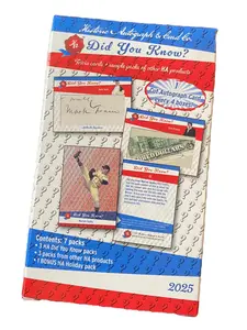 2025 Did You Know? Box - 7 Packs - Historic Autographs