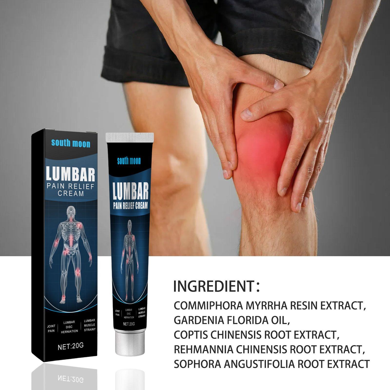 Tube Lumbar Pain Relief Cream for Back, Knee & Hand Joints – Gentle Soothing Care, Deep Moisturizing, Non-Greasy, Fast Absorbing, Lightweight, Non-Sticky, Effective Joint Comfort, Mild Formula, Easy to Use, Daily Care for Waist, Knees, Hands & Body Joints