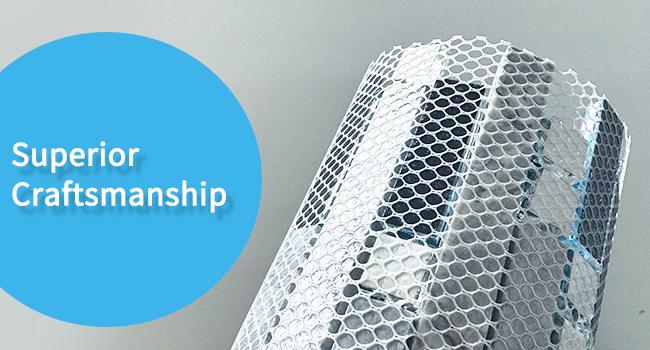 Art3d Glass Decorative Tile for Kitchen & Bathroom Backsplash, Blue/Gray Grout Design, 5-Pack, Easy Installation, Modern Mosaic Accent  Wall Stickers