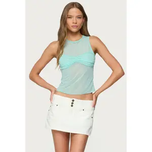 Erica Sheer Gathered Top