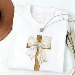 Christian Easter Shirt Coquette Easter He is Risen Shirt Coquette Christian Apparel Jesus Shirt Easter Gift Religious