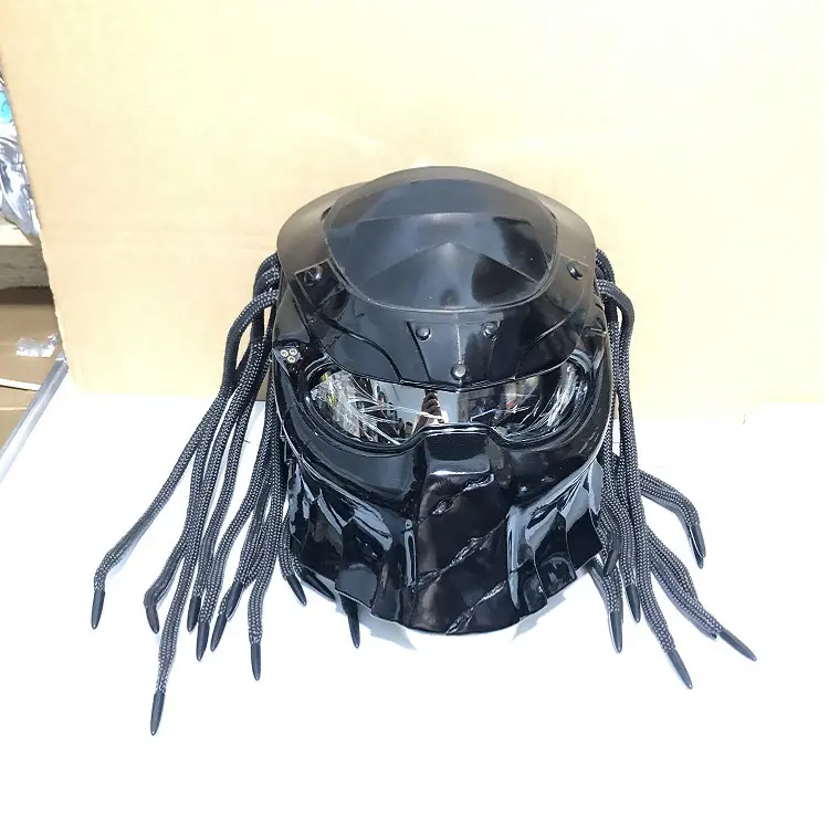 Predator Helmet Motorcycle Harley Retro Motorcycle Cool Full Helmet -  TikTok Shop