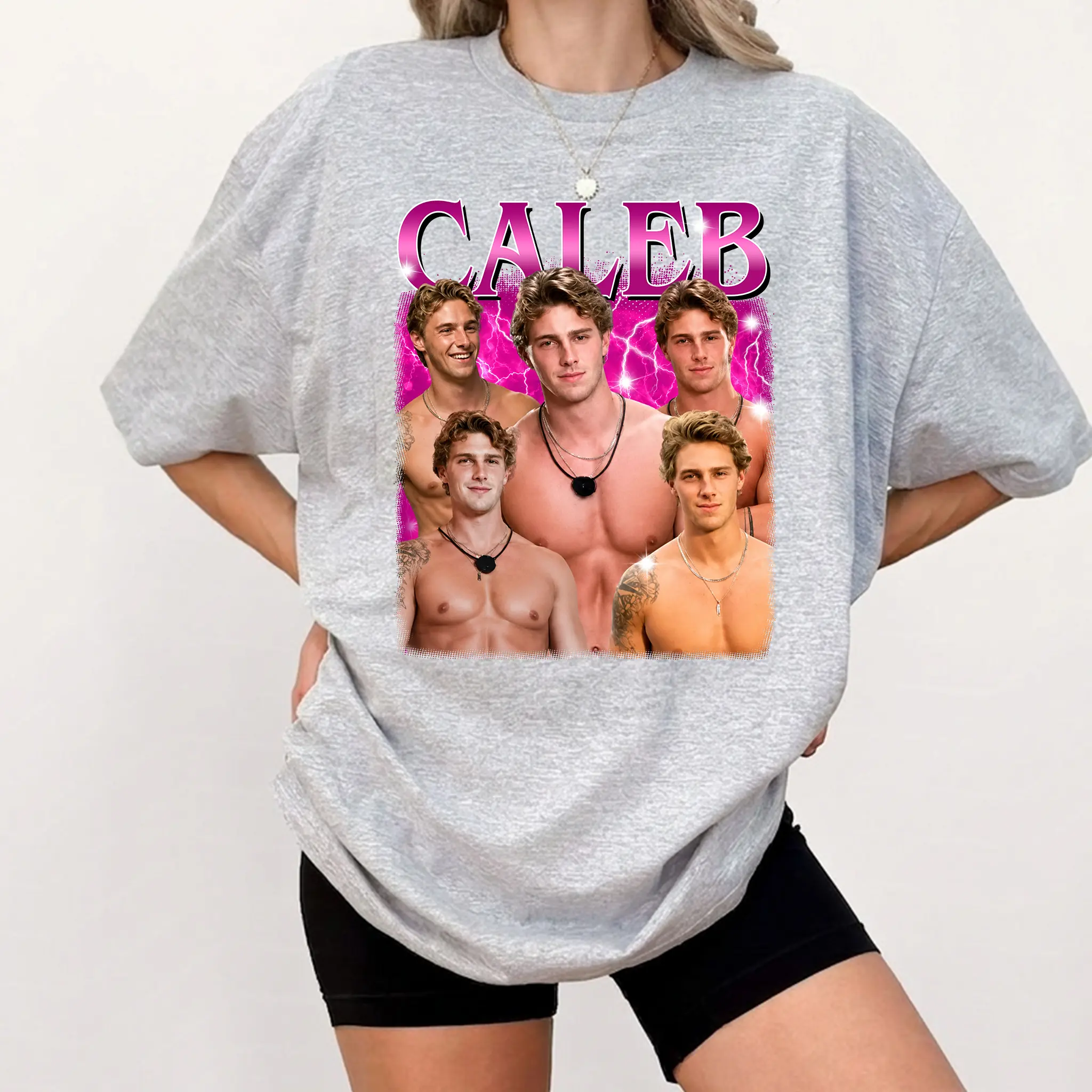 Love Island Inspired Vintage Shirt | Retro Caleb Fan Favorite Graphic Shirt | Unisex Oversized T-Shirt | TikTok Shop