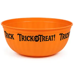 Large Trick-or-Treat Halloween Bowl Large Trick-or-Treat Halloween Bowl
