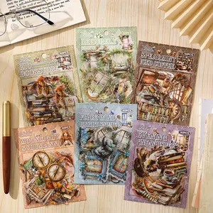 240 sheets/set, casual style stickers, life theme, PET waterproof material, can decorate notebooks, scrapbooks, photo albums.