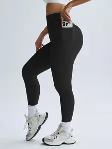 Women's High-Waist Pocket Yoga Leggings, Womenswear Soft, Comfy & Flattering Fit