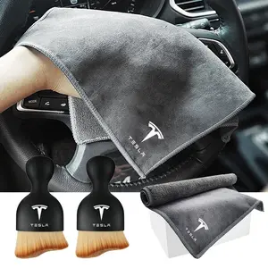 Microfiber Towel for Tesla Model 3/s/y/x 2021-2022, Premium Quality Car Care Accessory, Perfect for Daily Use & Vehicle Maintenance