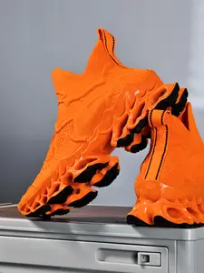 Men's Fashionable Patchwork Design Sneakers, Casual Breathable Comfortable Sports Running Shoes, Male All-match Round Toe Chunky Sneakers for Daily Life