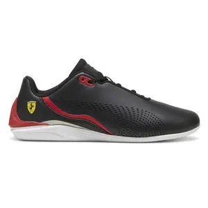 PUMA Mens Scuderia Ferrari Drift Cat Decima Lace Up Sneakers Shoes Casual - Black