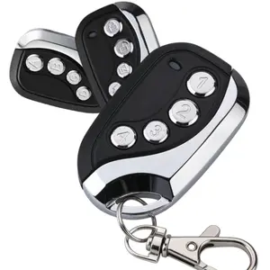 433mhz Wireless Remote Control for Cloning Garage Door Keys, Face-To-Face Copy Rolling Code Transmitter, Lithium Button Cell Battery