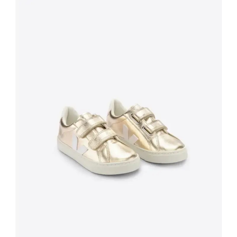 Veja Gold Metal Velcro Sneaker V102