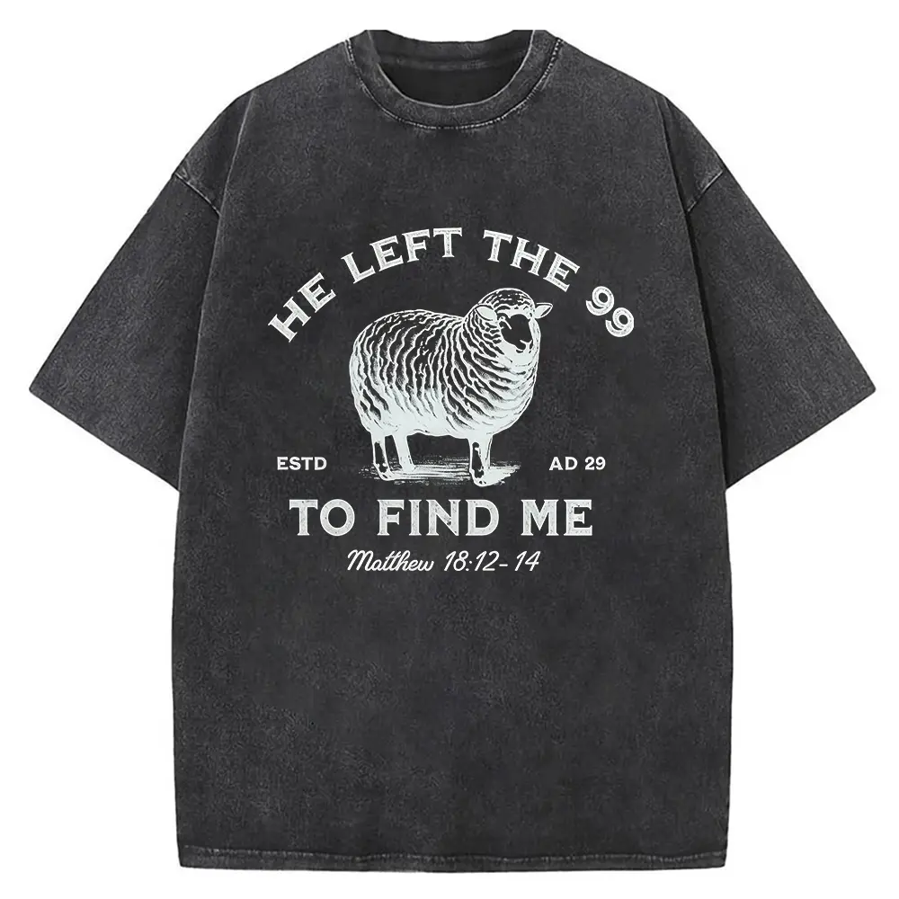 Washed T-shirt-Black