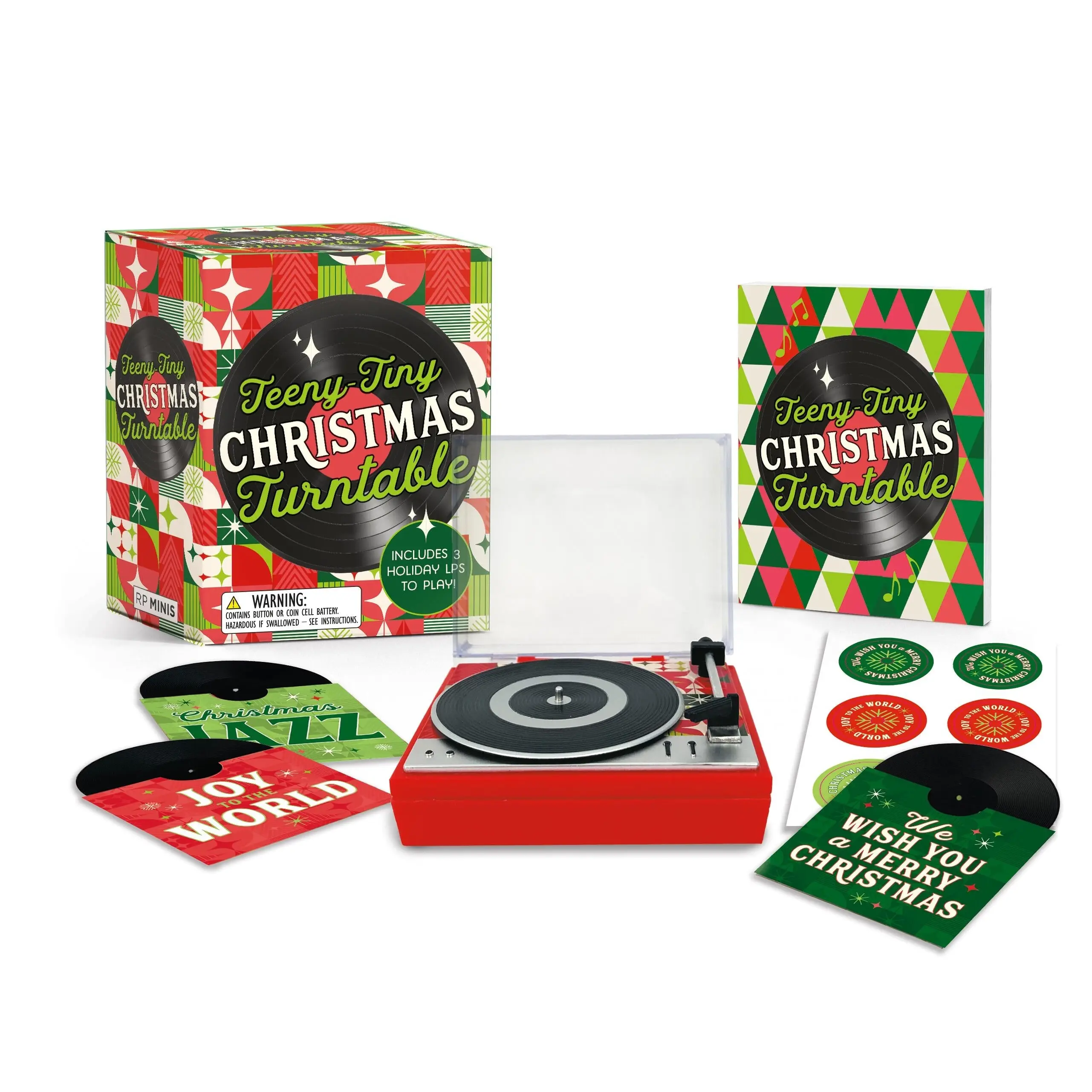 Teeny-Tiny Christmas Turntable by RP Minis [Novelty Gift]