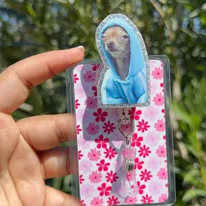 Meme dog badge reel| funny badge reel