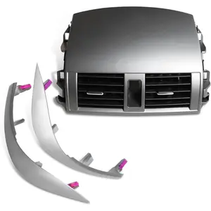 Center Dash A/C Outlet Vent Panel with Assembly Trims Compatible with Corolla 2008-2013