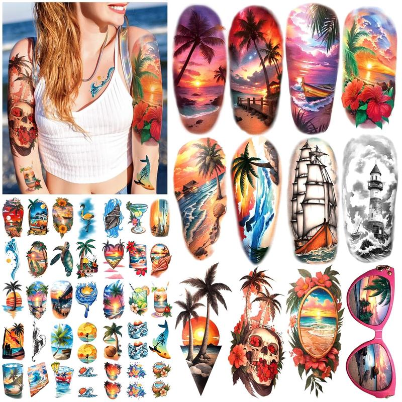 77 Sheets Christian Cross Temporary Tattoo for Women Men, 17 Sheets Half Arm Large Religious Jesus God Fake Tattoos, 60 Sheets Angels Black Christ Tiny for Adult Kids Body Tattoos Stickers Realistic