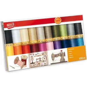 Thread Set, Multi-Colour, 100 m