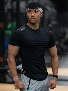 Big Logo Compression Tee (Reflective Print)